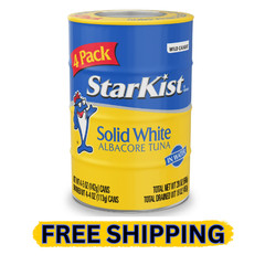 StarKist Solid White Albacore Tuna in Water , 5 oz Can, 4-Pack