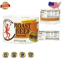 Roast Beef Spread 4.25oz Jars 24pk Hearty Flavor Ready To Serve