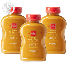 Hickory Farms Honey Pineapple Mustard (10.5 Ounce, Pack of 3) – Gourmet Mustard
