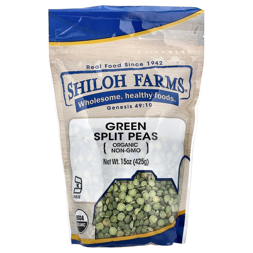 Organic Green Split Peas, 15 oz (425 g)