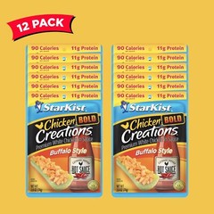 StarKist Chicken Creations BOLD Buffalo Style 12 Pack 2.6oz Pouches Gluten Free