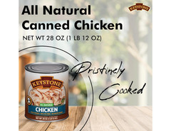 Keystone All Natural Chicken Canned -28 oz ,Free Shipping ( 6Cans )