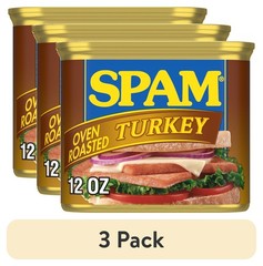 (3 pack) SPAM Oven Roasted Turkey, 12 oz Can