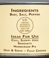 Meat Sampler Five Cans x 13 oz