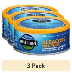 (3 pack) WILD PLANET – Wild Albacore Tuna 5OZ, Shelf-Stable