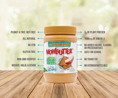 – Creamy Peanut & Tree Nut Free Spread – 1 Jar – 35.3oz – Whole Toasted Soy -…