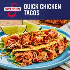 Swanson White Chunk Chicken Breast with Rib Meat in Water, 4.5 oz. Pack of 4
