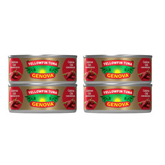 Wild Caught Premium Yellowfin Tuna, 4 Flavor Variety Pack, 5 Oz. Can (Pack of 4)
