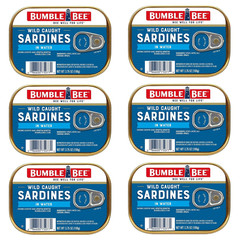 Sardines in Louisiana Hot Sauce, 3.75 Oz Tin (Pack of 12) – Wild Caught, Gluten