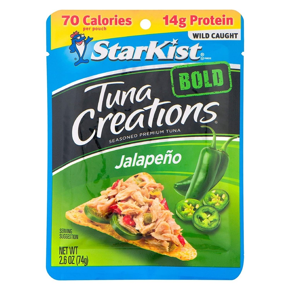 Starkist Tuna Creations BOLD Jalapeño – 2.6 Oz Pouch (Pack of 12) NEW