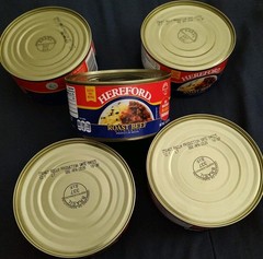 5 HereFord Roast Beef Gravy Cooked Can Canned Meat Ready To Eat 12 oz EXP6/28