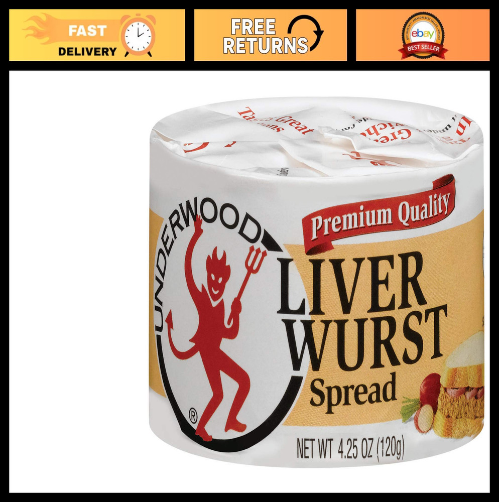 Liver Wurst Spread, 4.25 oz – Gourmet Pâté, Pack of 24, Perfect for Spreads & Sn
