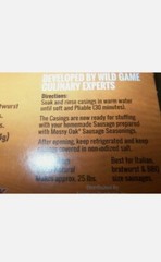 2 Packs of Gamekeeper Hog Casings Sausage Making Eastman Outdoors NIP 38547
