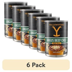 Savory Angus Beef Chili with Beans 15 oz Canned Food 6 Pack