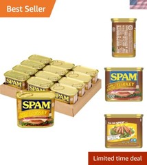 Oven Roasted Turkey Canned Meat – 12 Ounce Pack of 12 – Healthy & Convenient