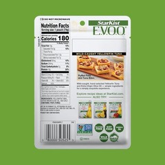 E.V.O.O. Yellowfin Tuna in Extra Virgin Olive Oil, Single Serve Pouch, 2.6 oz…