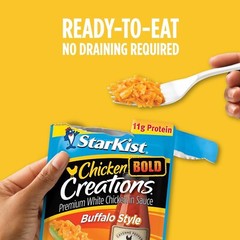 StarKist Chicken Creations BOLD Buffalo Style, 2.6 oz Pouch (Pack of 12)