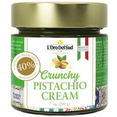 , Italian Pistachio Cream (Crunchy), 40% Pistachios– Sweet Sicilian Pistachio…