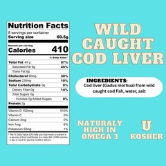 Foie Gras of the Sea Icelandic Cod Liver – Wild Caught Canned Cod Liver in Ow…