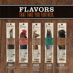 Snack Strips, Wagyu Beef Steak, Grass-Fed and Paleo Friendly, 0.8 Oz, 10 Ct