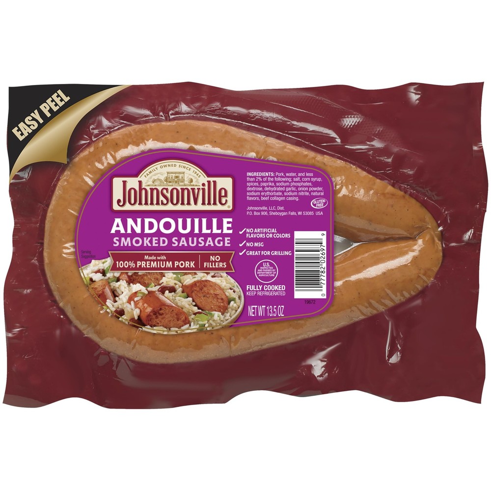 Johnsonville Andouille Smoked Rope Sausage, 13.5 oz