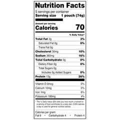 Great Value Premium White Chicken, 2.6 oz, 5 Pack