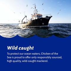 Nutrient-Rich Wild Caught Jack Mackerel in Brine, 15 oz Cans (12 Pack)