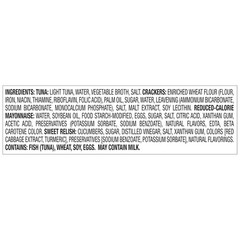 Tuna Salad Kit 4 5oz Chunk Light Pouch Ready to Eat