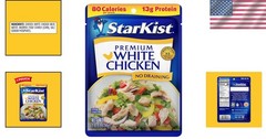 Convenient Ready-to-Eat White Chicken Pouch – 2.6 oz, High Protein Snack
