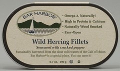 Bar Harbor Wild Herring Fillets with Cracked Pepper 6.7 oz