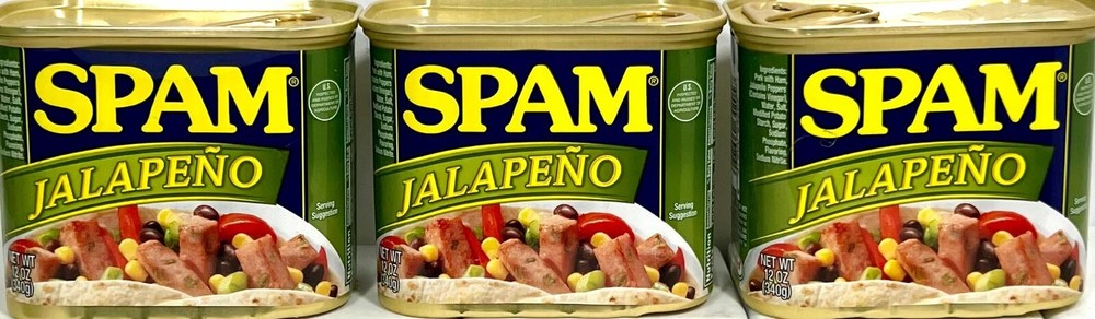 Spam Jalapeno Luncheon Meat 12 oz ( Pack of 3 )