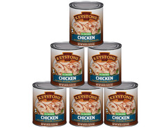 Keystone All Natural Chicken Canned -28 oz ,Free Shipping ( 6Cans )