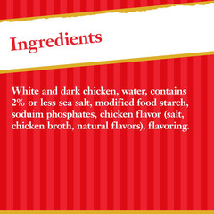 Canned White and Dark Chunk Chicken, 5 Ounce (Pack of 12)