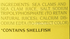Chopped Sea Clams 2/51 Oz. Basic pack