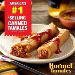 (8 pack) Beef Tamales in Chili Sauce, Shelf-Stable, 15 oz Steel Can