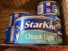 Eight (8) 12oz. cans of StarKist Chunk Light Tuna in Water Wild Caught