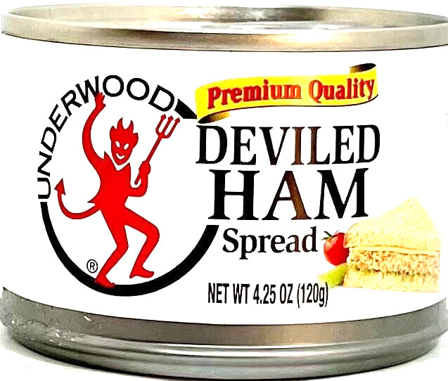 Underwood Premium Quality Deviled Ham Spread 4.25 oz (Pack of 48)~Exp 1/31/2027