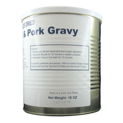 Dehydrated Meat Long Storage Emergency Camping Food Biscuits & Gravy- 1 Can ✅
