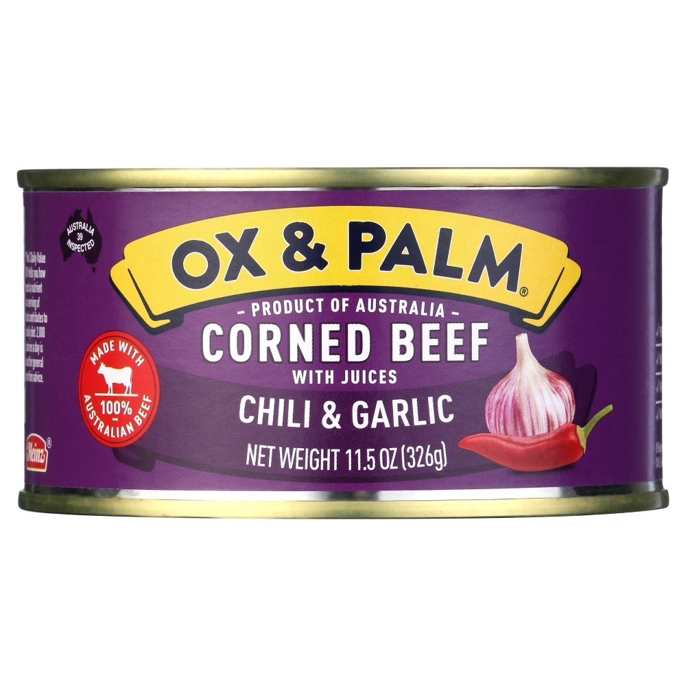 Canned Corned Beef with Chili and Garlic Flavor 11.5 Ounce