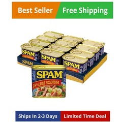25% Less Sodium Canned Meats, 12 oz Cans, 12 Pack