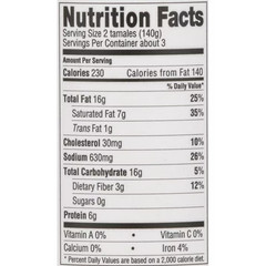 (2 pack) Derby Beef and Pork Tamales with Sauce, 15 oz Can