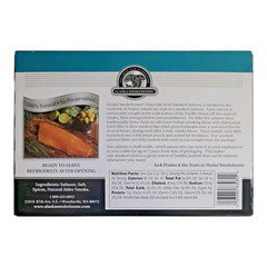 Alaska Smokehouse Smoked Natural Wild Alaskan Salmon Fillet Ready to Serve 8 oz.