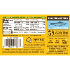 Omega-3 Rich Sardines in Olive Oil – Perfect for Keto & Paleo Diets, 12-Pack