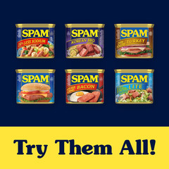 (12 Pack) SPAM Hello Kitty 25% Less Sodium Canned Meat, 12 oz Shelf Stable