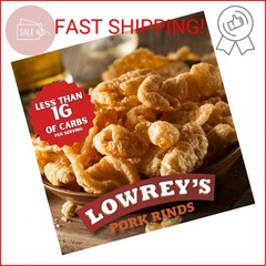Lowrey’s Bacon Curls Microwave Pork Rinds (Chicharrones), Original, 1.75 Ounce (