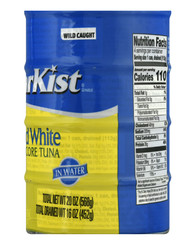Starkist Solid White Albacore Tuna In Water 25% Less Sodium, 5 oz, 4 Cans