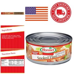 Smoked Canned Ham 5 Ounce Pack of 12 Fully Cooked Gluten Free Meat Chunks