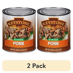 All Natural Canned Pork Meat 28oz Can High Protein Quick Meal Prep Camping New