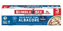 Bumble Bee Solid White Albacore Tuna in Water, 3 oz Can (Pack of 3)