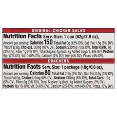 Bumble Bee Snack on the Run Chicken Salad with Crackers kit, Ready to Eat